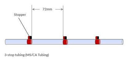 3-stop tubing (MS/CA Tubing)