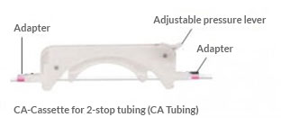 CA-Cassette for 2-stop tubing (CA Tubing)
